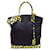 Bolso tote Louis Vuitton Yayoi Kusama Monogram Nylon Infinity Dots Lockit Vertical MM negro Cuero  ref.1306278