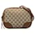 Brown Gucci GG Canvas Bree Crossbody Bag Leather  ref.1306283