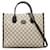Petit sac cabas GG Supreme Interlocking G Gucci taupe Cuir  ref.1306311