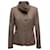 Brown Max Mara Virgin Wool & Cashmere Jacket Size US 12  ref.1306342