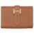 Hermès Tan Hermes Mini Bearn Wallet Camel Leather  ref.1306347