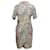 Autre Marque Mehrfarbiges Vintage-Kleid aus Seide mit Aufdruck von Karl Lagerfeld für Bergdorf Goodman, Größe EU 42 Mehrfarben  ref.1306351