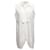 Vestido branco Prada sem mangas com botões tamanho IT 46 Sintético  ref.1306353