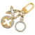 Gold Louis Vuitton Monogram Charm Key Chain Golden Yellow gold  ref.1306370