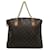 Brown Louis Vuitton Monogram Lockit Chain MM Tote Bag Cloth  ref.1306396
