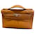 Hermès HERMES  Clutch bags T.  leather Golden  ref.1306470