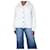 Crimson Off white ribbed pocket cardigan - size XL Cream Cashmere  ref.1306577