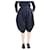 Comme Des Garcons Jupe-culotte plissée ballon bleue - taille S Laine  ref.1306593