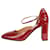 Autre Marque Maroon leather pumps - size EU 38.5 Dark red  ref.1306603