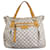 Louis Vuitton Beige Damier Azur 2011 Top Handle Bag Cloth  ref.1306608