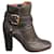 Chloé Ankle Boots Dark brown Leather  ref.1306624
