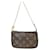 Louis Vuitton Mini Pochette Accessoires Brown Cloth  ref.1306736