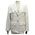 Céline Celine Jacket 2 buttons size 42 L IN WHITE COTTON WHITE COTTON JACKET  ref.1306785