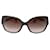Gesteppte Sonnenbrille mit Chanel-Logo und CC 5245 + BRILLEN-SONNENBRILLEN-ETUI Braun Kunststoff  ref.1306795