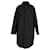 Carolina Herrera Collared Coat in Black Polyester  ref.1306818