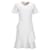 Hugo by Hugo Boss Ruffled Dress in White Polyester  ref.1306822