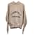 Pull à capuche avec logo Fear of God Essentials en coton beige  ref.1306844