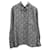 Blusa camisa de seda negra LOUIS VUITTON 2020 Negro Gris antracita  ref.1306915