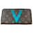 Zippy Louis Vuitton Portefeuille zippé édition limitée turquoise  ref.1306975