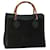 GUCCI Bamboo Hand Bag Suede Black 002 123 0260 auth 68149  ref.1307097