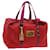 LOUIS VUITTON Antigua Sac Weekend Boston Bag Red M40028 LV Auth ki4244 Cloth  ref.1307138