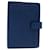 LOUIS VUITTON Epi Agenda PM Day Planner Cover Blue R20055 LV Auth 69157 Leather  ref.1307143
