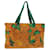 Hermès HERMES Einkaufstasche Canvas Orange Auth bs12560 Leinwand  ref.1307172
