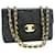 Chanel Flap Bag Negro Cuero  ref.1307452