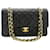 Chanel lined Flap Black Leather  ref.1307691