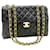 Chanel Flap Bag Negro Cuero  ref.1307698
