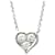 Tiffany & Co Sentimental heart Silvery Platinum  ref.1307765
