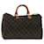 Louis Vuitton Speedy 35 Brown Cloth  ref.1307944