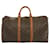 Louis Vuitton Keepall 55 Brown Cloth  ref.1307945