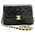 Chanel single flap Black Leather  ref.1308046