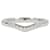 Tiffany & Co Curved band Silvery Platinum  ref.1308188