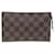 Louis Vuitton Pochette Brown Cloth  ref.1308355