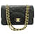 Chanel lined Flap Black Leather  ref.1308527