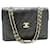 Chanel Half moon Black Leather  ref.1308538
