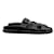 Hermès HERMES  Sandals T.eu 37 leather Black  ref.1308908