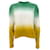 Autre Marque Sacai Verde / Camisa Ombre Dourada com Botões Laterais Algodão  ref.1308920