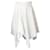 Autre Marque Alexandre Vauthier White Asymmetric Hem Stretch Knit Skirt Viscose  ref.1308922