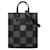 Schwarze Louis Vuitton Damier Checkerboard Sac Plat XS Umhängetasche  Leder  ref.1308960