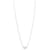 Silver Dior Crystal Clair D Lune Necklace Silvery  ref.1308969