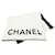 Lenços de caxemira com logotipo Chanel branco Casimira  ref.1308970