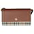 Burberry Beige Tan Calfskin Vintage Check Wallet With Strap Brown Leather  ref.1308973
