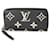 Beige-schwarzes Monogram Giant Empreinte Zippy Portemonnaie von Louis Vuitton Leder  ref.1308980