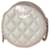 Chanel Pink Iridescent Quilted Caviar Round Clutch With Chain Leather  ref.1308981