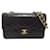 Chanel Bolsa pequena clássica com aba forrada Couro  ref.1309124
