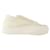 Y3 Lux Bball Low Sneakers - Y-3 - Leather - White Beige  ref.1309133
