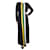 Autre Marque Black striped knit maxi dress - size L Wool  ref.1309135